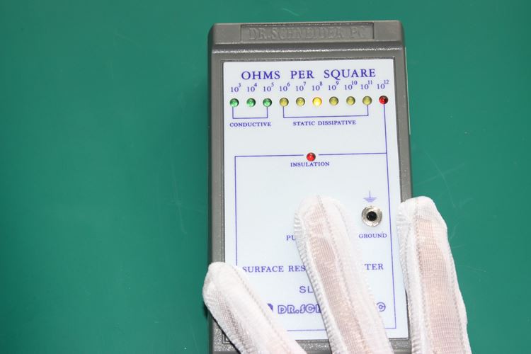 esd testing for antistatic mat